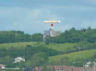 Château Observatoire Abbadia - Vue depuis Hendaye &mdash; ⑴ Château Observatoire Abbadia