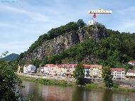 Děčín - Pastýřská stěna &mdash; ⑴ Vyhlídková vež Pastýrská stena