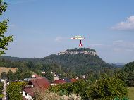 Königstein depuis Pfaffendorf &mdash; ⑴ Festung Königstein