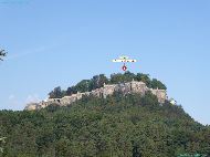 Königstein depuis Pfaffendorf &mdash; ⑴ Festung Königstein