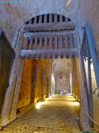 Festung Königstein - La rampe d'accès a une pente très forte