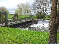 Canal du Nivernais - Barrage à Aiguilles de Fleury sur l'Aron