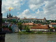 Praha - Katedrála Sv. Víta (vue depuis Karlův most) &mdash; ⑴ Katedrála Sv. Víta
