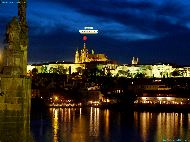 Praha - Katedrála Sv. Víta depuis Karlův most &mdash; ⑴ Katedrála Sv. Víta