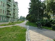 Berliner Mauer - Ligne de pavés suivant le tracé de l'ancien mur