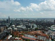 Hamburg - Vue depuis la tour de Hauptkirche St. Michaelis