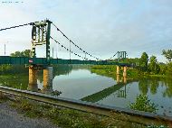 Marmande - Pont suspendu Renaud Jean - Garonne