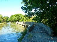 Canal du Midi - Pont-canal et épanchoir de l'Argent-Double