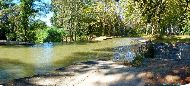Canal du Midi - Pont-canal et épanchoir de l'Argent-Double