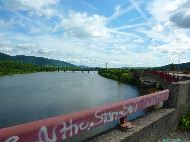 Confluence de la SARRE avec la MOSELLE à Konz