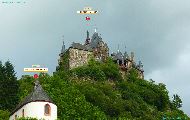 Cochem &mdash; ⑴ Pestkapelle St. Rochus &mdash; ⑵ Reichsburg Cochem