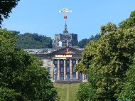 Kassel - Bergpark Wilhelmshöhe &mdash; ⑴ Herkules Statue &mdash; ⑵ Schloss Wilhelmshöhe