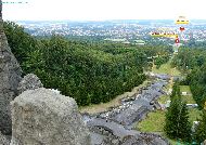 Kassel - Bergpark Wilhelmshöhe - Große Kaskaden &mdash; ⑴ Schloss Wilhelmshöhe &mdash; ⑵ près Rathaus