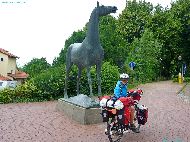 Nienburg - Mühlenstraße 25 - Wiehernder Hengst