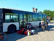 Blexen Fähranleger - Hafen Kaputt - Embarcadère détruit par un cargo - Ferry remplacé par un bus