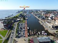Bremerhaven - Aussichtsplattform Sail City &mdash; ⑴ North Sea Terminal Bremerhaven