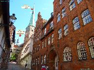 Lübeck - Engelsgrube 17 &mdash; ⑴ St.-Jakobi-Kirche Lübeck &mdash; ⑵ St.-Jakobi-Kirche Lübeck