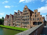 Lübeck - Holstenbrücke - Salzspeicher