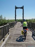 Fahradbrücke über die Enns