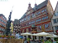 Tübingen - Neptunbrunnen - Rathaus