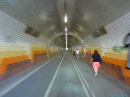 Tübingen - Schlossberg Tunnel Rad und Fussgänger (Tunnel Vélo-Piéton)