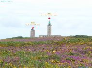 Phare du Cap Fréhel &mdash; ⑴ Premier phare (Phare Vauban) &mdash; ⑵ Phare Du Cap Frehel (Phare actuel)
