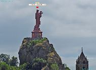 Le Puy-en-Velay - Chapelle Saint-Clair d'Aiguilhe &mdash; ⑴ Statue de Notre-Dame de France