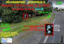 Debilitation for cyclists in accessing the bridge over the Trieux