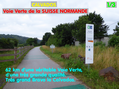 Calvados - Voie Verte de la SUISSE-NORMANDE - 62&nbsp;km d'une véritable Voie Verte de très grande qualité. Grand bravo le Calvados