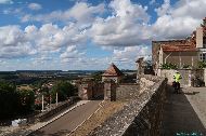 Langres - Vue N depuis l'ouest des fortifications