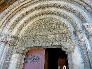 Église Saint-Martin de Pompierre - Portail Roman du XIIème siècle