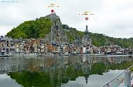 Citadelle de Dinant et Collégiale Notre-Dame &mdash; ⑴ Citadelle de Dinant &mdash; ⑵ Collégiale Notre-Dame