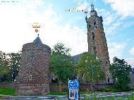 Roermond - Rattentoren - Sint Christoffelkathedraal &mdash; ⑴ Rattentoren &mdash; ⑵ Sint Christoffelkathedraal