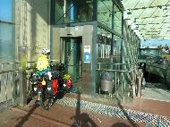 Rotterdam - Beneluxtunnel - ascenseur vélos