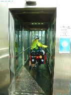 Rotterdam - Beneluxtunnel - ascenseur vélos