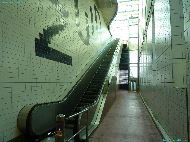 Rotterdam - Beneluxtunnel - Escalator vélos