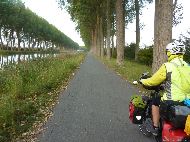 Damse Vaart - Entrée en Belgique près de Knocke-Heist