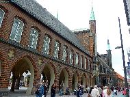 Lübeck - Historische Rathaustreppe 