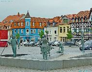 Ribnitz  - Begehbarer Bernsteinbrunnen