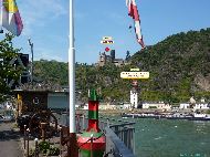 Sankt Goarshausen - vu depuis Sankt Goar