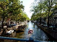 Amsterdam - PUENTE GERENGRATCH - vue sur Reguliersgracht