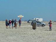 Strand Blokhus - L'itinéraire cyclable de la Mer du Nord emprunte 14km de plage !!! Impossible, on s'enfonce ! Demi-tour &mdash; ⑴ Rubjerg Knude Fyr