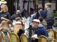 Aarhus - Les nouveaux bacheliers arborent leur réussite (Studentereksamen)