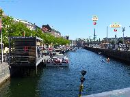 København (Copenhague) - Frederiksholms Kanal &mdash; ⑴ Børsen &mdash; ⑵ Christians Kirke