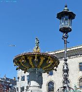 København (Copenhague) - Gammeltorv - Caritasbrønden