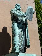 København (Copenhague) - Vor Frue Kirke - Moses af Hermann Wilhelm Bissen