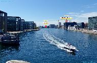 København (Copenhague) - Knippelsbro - Københavns Havn &mdash; ⑴ Langebro &mdash; ⑵ Det Kongelige Bibliotek