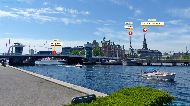 København (Copenhague) - Asiatisk Plads &mdash; ⑴ Knippelsbro &mdash; ⑵ Børsen &mdash; ⑶ Christiansborg Tårnet