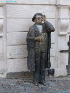 Stockholm - Skulptur Evert Taube