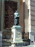 Stockholm - Storkyrkan - Olaus Petri staty